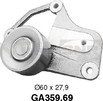 SNR GA359.69 - Galoppino/Guidacinghia, Cinghia Poly-V www.autoricambit.com