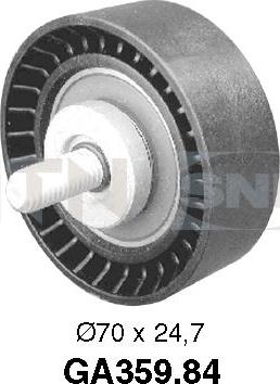 SNR GA359.84 - Galoppino/Guidacinghia, Cinghia Poly-V www.autoricambit.com