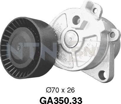 SNR GA350.33 - Galoppino/Guidacinghia, Cinghia Poly-V www.autoricambit.com