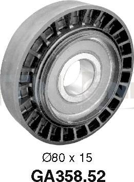 SNR GA358.52 - Galoppino/Guidacinghia, Cinghia Poly-V www.autoricambit.com