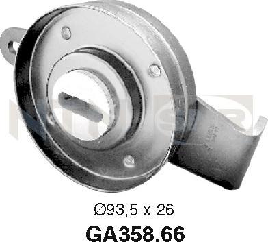 SNR GA358.66 - Galoppino/Guidacinghia, Cinghia Poly-V www.autoricambit.com