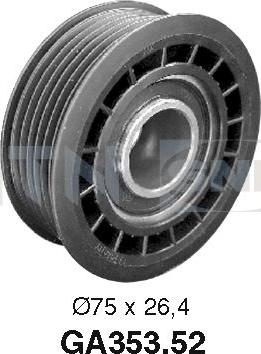 SNR GA353.52 - Galoppino/Guidacinghia, Cinghia Poly-V www.autoricambit.com