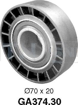 SNR GA374.30 - Galoppino/Guidacinghia, Cinghia Poly-V www.autoricambit.com