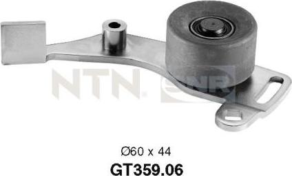 SNR GT359.06 - Rullo tenditore, Cinghia dentata www.autoricambit.com