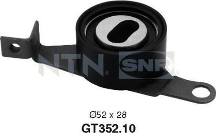 SNR GT352.10 - Rullo tenditore, Cinghia dentata www.autoricambit.com