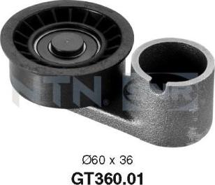 SNR GT360.01 - Rullo tenditore, Cinghia dentata www.autoricambit.com