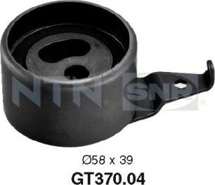 SNR GT370.04 - Rullo tenditore, Cinghia dentata www.autoricambit.com