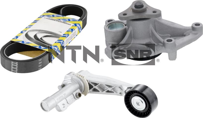 SNR KAP859.400 - Pompa acqua + Kit cinghia Poly V www.autoricambit.com