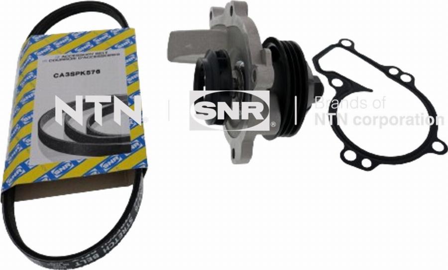 SNR KAP859.470 - Pompa acqua + Kit cinghia Poly V www.autoricambit.com