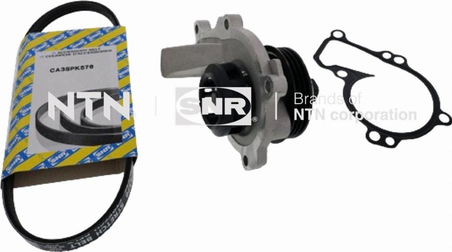 SNR KAP859.471 - Pompa acqua + Kit cinghia Poly V www.autoricambit.com