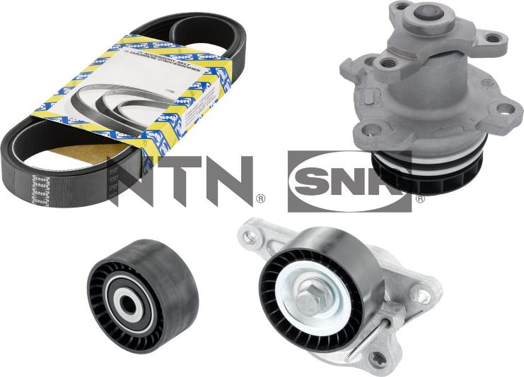 SNR KAP855.180 - Pompa acqua + Kit cinghia Poly V www.autoricambit.com