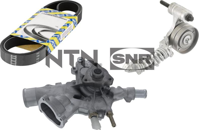 SNR KAP853.020 - Pompa acqua + Kit cinghia Poly V www.autoricambit.com