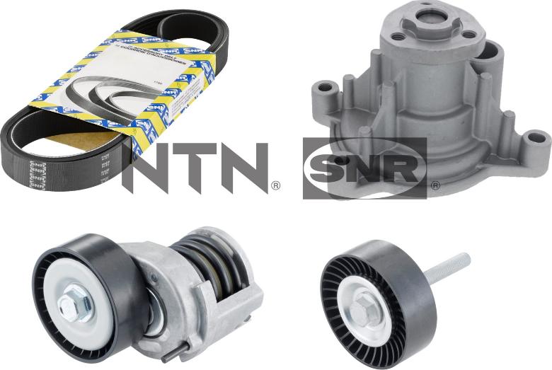 SNR KAP857.141 - Pompa acqua + Kit cinghia Poly V www.autoricambit.com