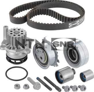 SNR KDP457.730 - Pompa acqua + Kit cinghie dentate www.autoricambit.com