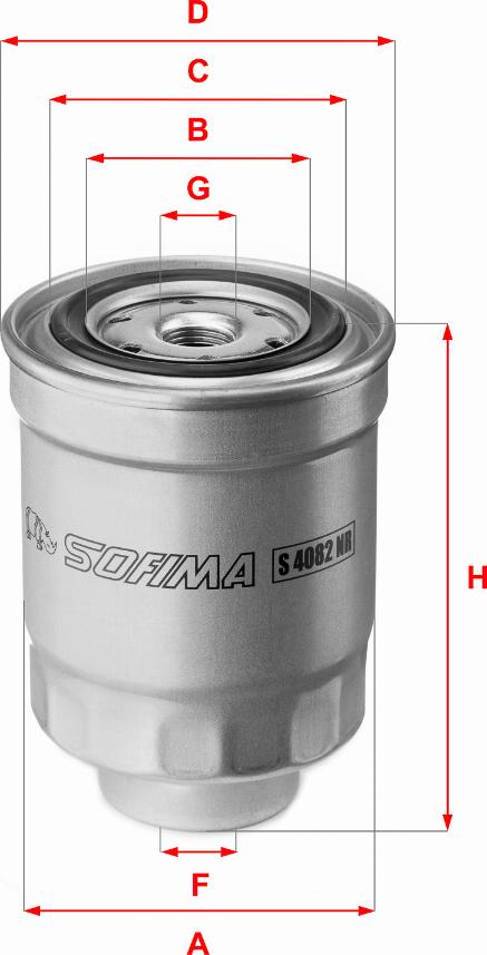 Sofima S 4082 NR - Filtro carburante www.autoricambit.com