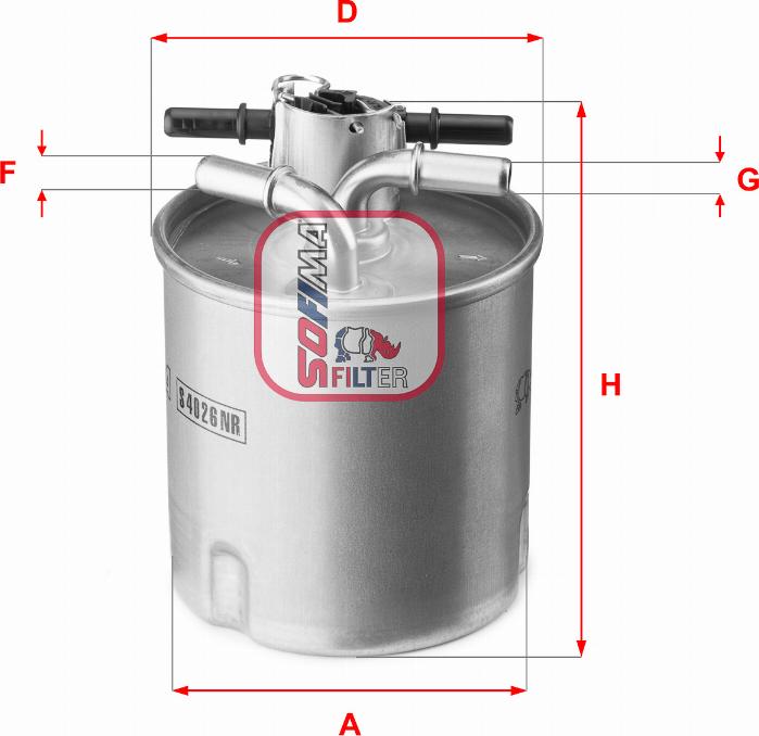 Sofima S 4026 NR - Filtro carburante www.autoricambit.com