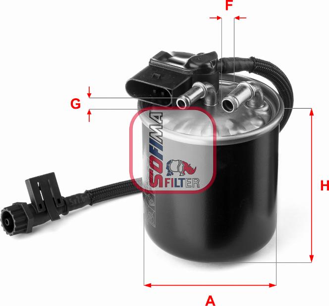 Sofima S 4149 NR - Filtro carburante www.autoricambit.com