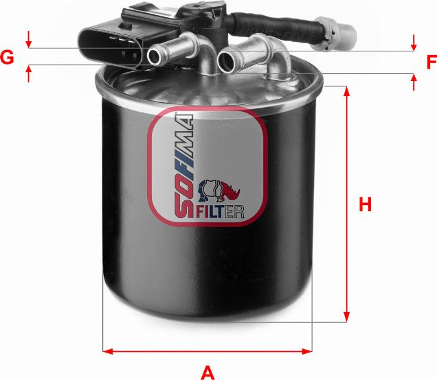 Sofima S 4151 NR - Filtro carburante www.autoricambit.com