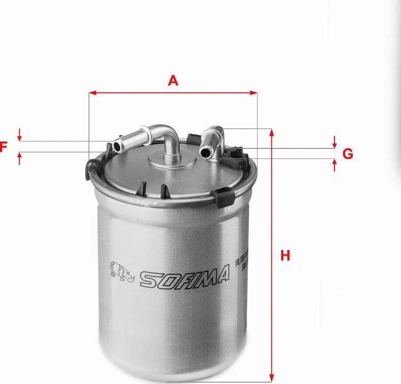 Sofima S 4106 NR - Filtro carburante www.autoricambit.com