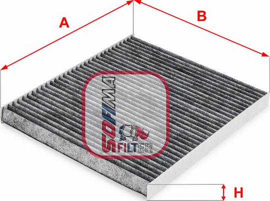 Sofima S 4256 CA - Filtro, Aria abitacolo www.autoricambit.com