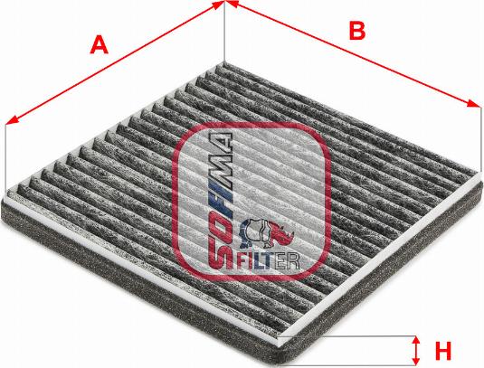 Sofima S 4253 CA - Filtro, Aria abitacolo www.autoricambit.com