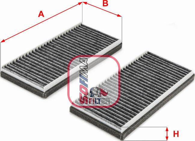 Sofima S 4283 CA - Filtro, Aria abitacolo www.autoricambit.com