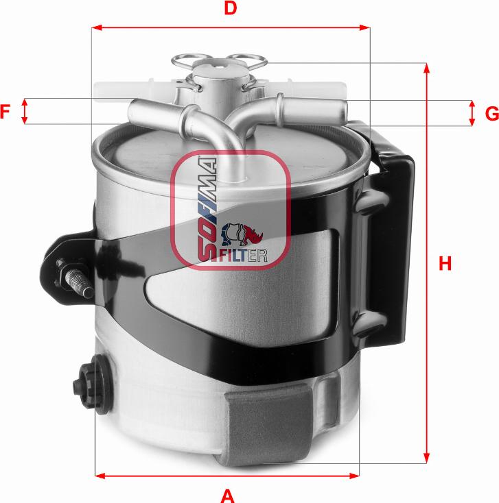 Sofima S 5430 GC - Filtro carburante www.autoricambit.com