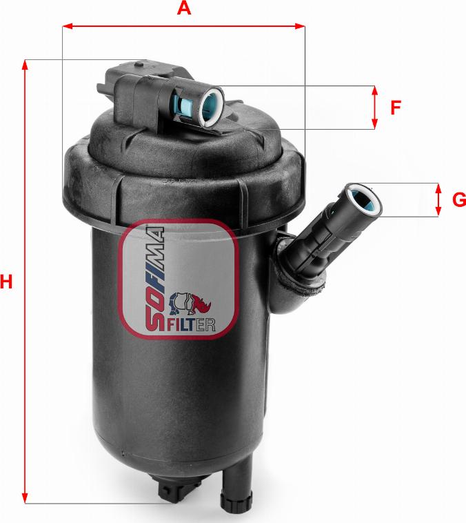 Sofima S 5120 GC - Filtro carburante www.autoricambit.com