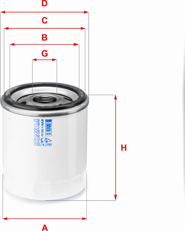 Sofima S 6300 R - Filtro olio www.autoricambit.com