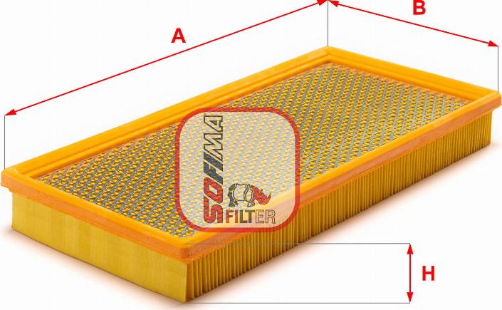 Sofima S 0972 A - Filtro aria www.autoricambit.com