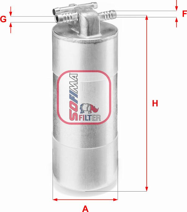 Sofima S 1953 B - Filtro carburante www.autoricambit.com