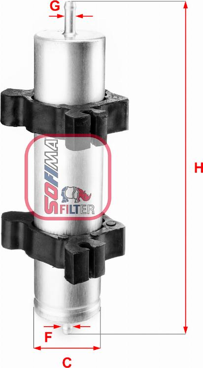 Sofima S 1824 B - Filtro carburante www.autoricambit.com