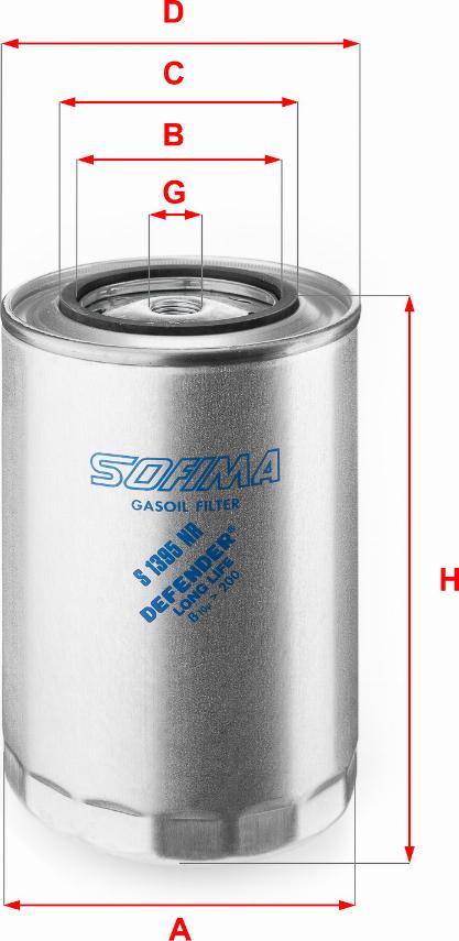 Sofima S 1395 NR - Filtro carburante www.autoricambit.com