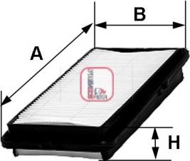 Sofima S 9610 A - Filtro aria www.autoricambit.com