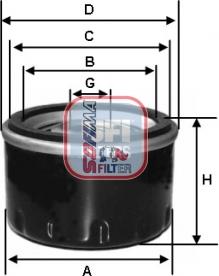 Sofima S 3279 R - Filtro olio www.autoricambit.com