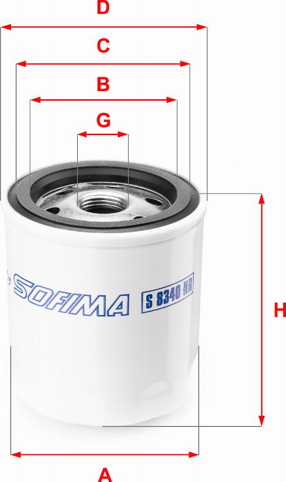 Sofima S 8340 NR - Filtro carburante www.autoricambit.com