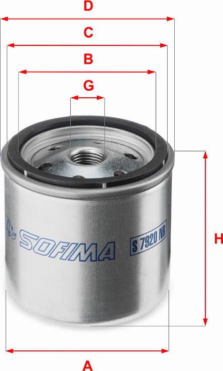 Sofima S 7920 NR - Filtro carburante www.autoricambit.com