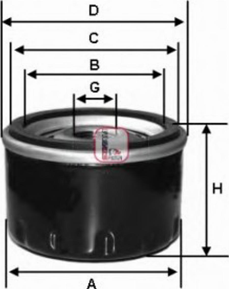 Sofima S 7410 R - Filtro olio www.autoricambit.com