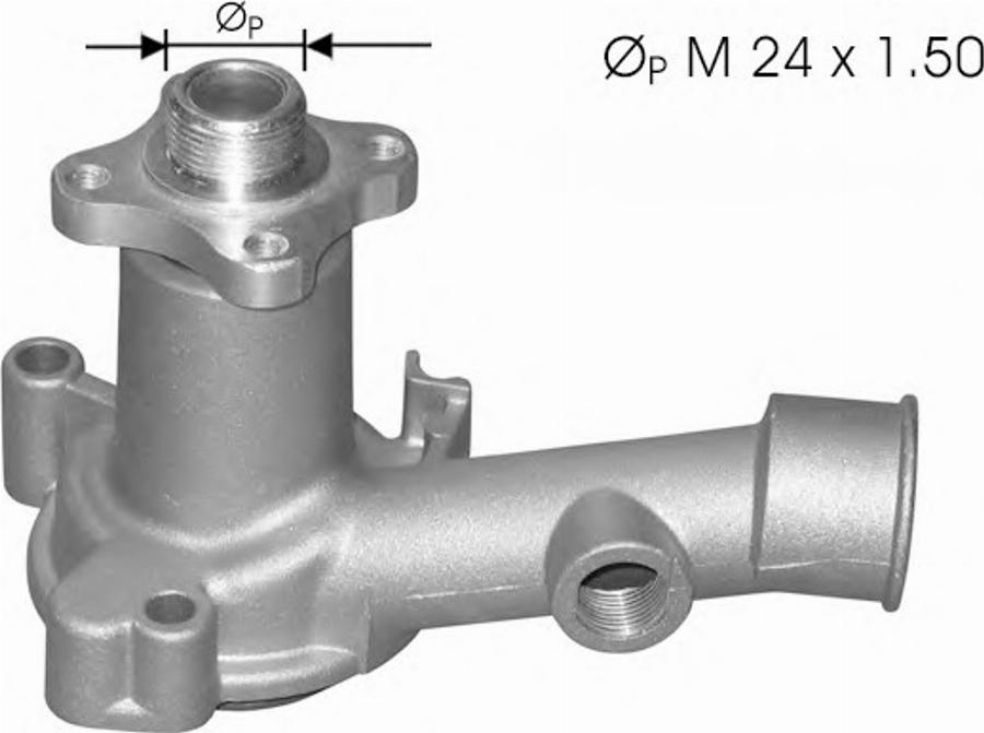 Spidan 91232 - Pompa acqua www.autoricambit.com