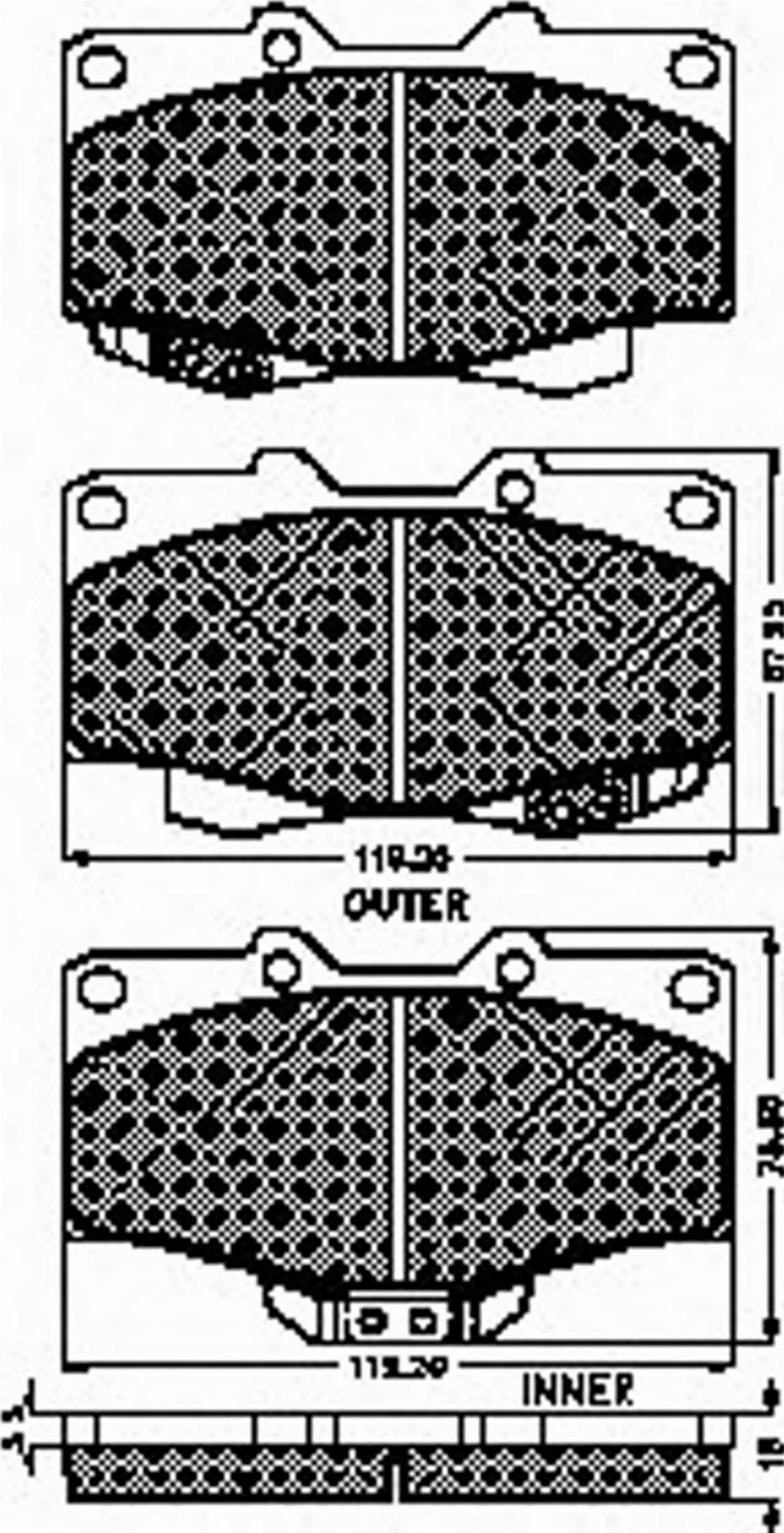 Spidan 30958 - Kit pastiglie freno, Freno a disco www.autoricambit.com