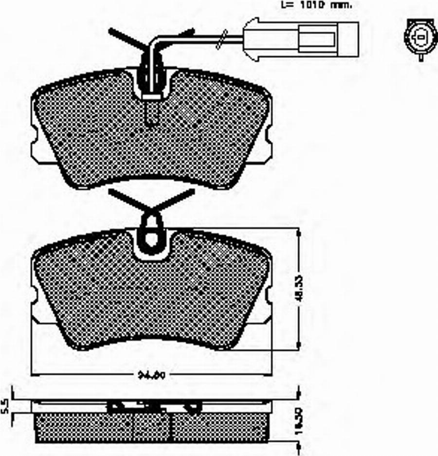 Spidan 31863 - Kit pastiglie freno, Freno a disco www.autoricambit.com