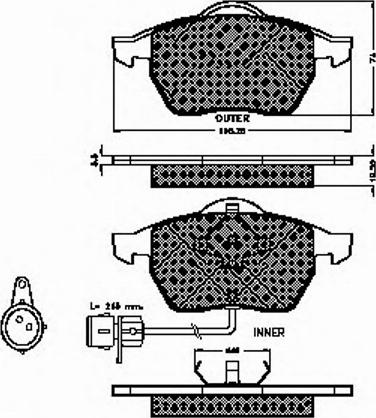 Spidan 31873 - Kit pastiglie freno, Freno a disco www.autoricambit.com