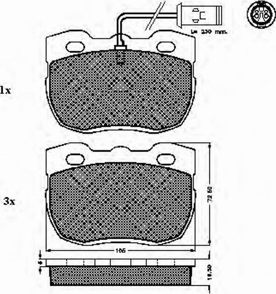 Spidan 31754 - Kit pastiglie freno, Freno a disco www.autoricambit.com