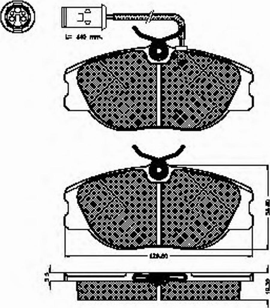 Spidan 31733 - Kit pastiglie freno, Freno a disco www.autoricambit.com