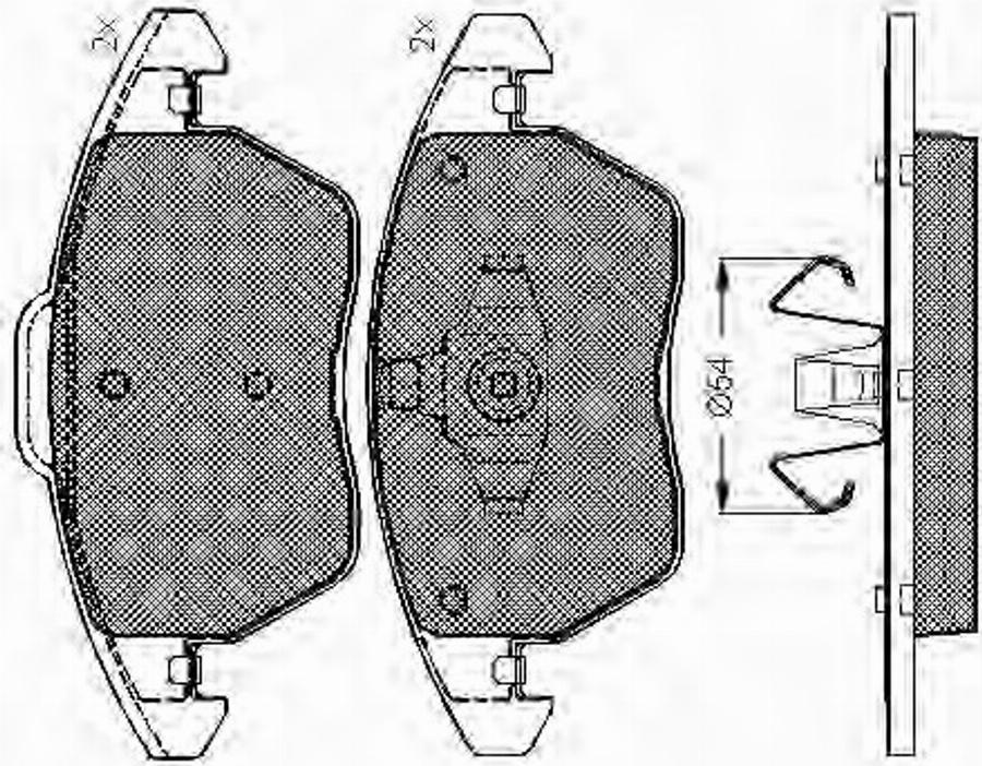 Spidan 32913 - Kit pastiglie freno, Freno a disco www.autoricambit.com