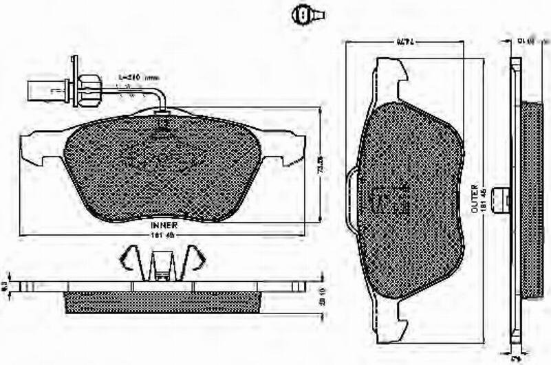 Spidan 32476 - Kit pastiglie freno, Freno a disco www.autoricambit.com