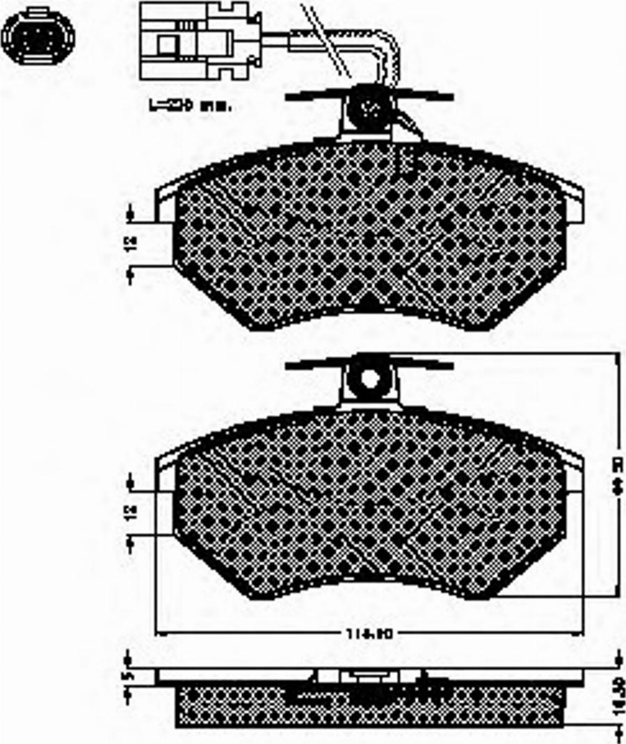 Spidan 32555 - Kit pastiglie freno, Freno a disco www.autoricambit.com