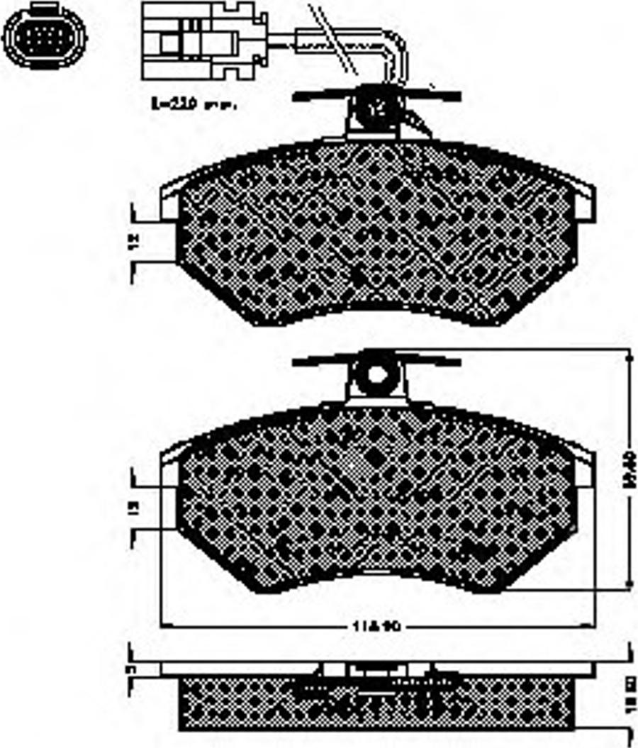 Spidan 32031 - Kit pastiglie freno, Freno a disco www.autoricambit.com