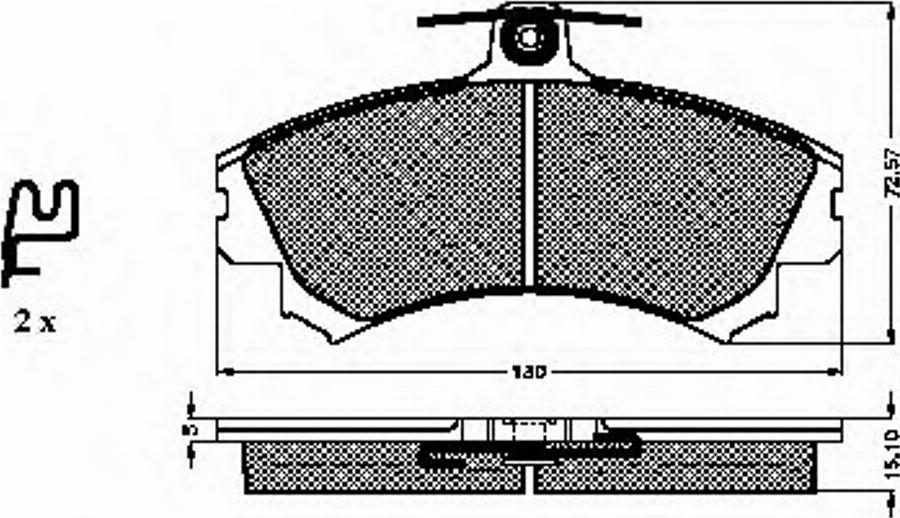 Spidan 32185 - Kit pastiglie freno, Freno a disco www.autoricambit.com