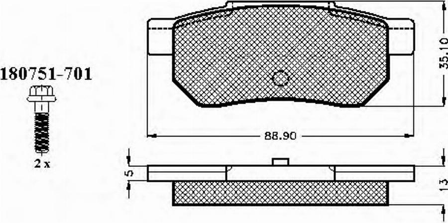 Spidan 32131 - Kit pastiglie freno, Freno a disco www.autoricambit.com